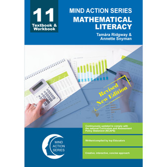 DIGITAL - Mind Action Series Mathematical Literacy Textbook & Workbook Grade 11 NCAPS (2021) PDF (3 Year Licence) - ISBN 9781776116867