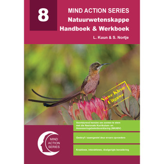 Mind Action Series Natuurwetenskappe Handboek & Werkboek (Volkleur) Graad 8 NKABV (2025) - Bound - ISBN 9781067254179