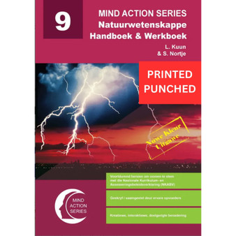 Mind Action Series Natuurwetenskappe Handboek & Werkboek (Volkleur) Graad 9 NKABV (2025) - Punched
