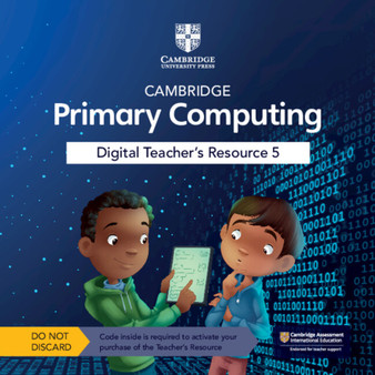 DIGITAL - Cambridge Primary Computing Digital Teacher's Resource 5 Access Card - ISBN 9781009320672