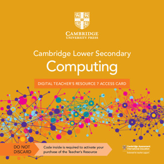 DIGITAL - Cambridge Lower Secondary Computing Digital Teacher's Resource 7 Access Card - ISBN 9781009297103