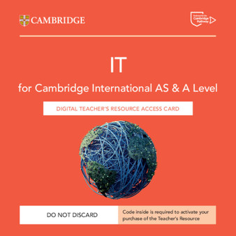 DIGITAL - Cambridge International AS & A Level IT Digital Teacher's Resource Access Card - ISBN 9781009453004