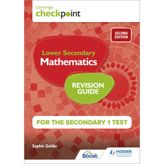 DIGITAL - Cambridge Checkpoint Lower Secondary Mathematics Revision Guide for the Secondary 1 Test (2nd edition) Boost eBook - ISBN 9781398371538