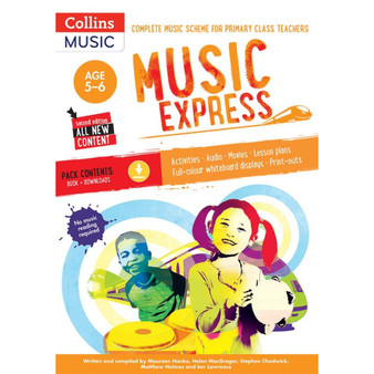 Music Express - Music Express: Age 5-6 (Book + Download): Complete music scheme for primary class teachers (New edition) - ISBN 9780008803360