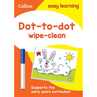 Collins Easy Learning Preschool - Dot-to-Dot Age 3-5 Wipe Clean Activity Book: Ideal for home learning - ISBN 9780008335823