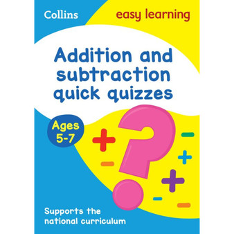 Collins Easy Learning KS1 - Addition & Subtraction Quick Quizzes Ages 5-7: Ideal for home learning - ISBN 9780008212476