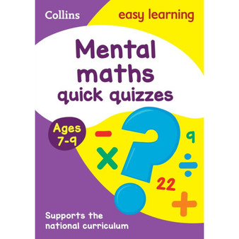 Collins Easy Learning KS2 - Mental Maths Quick Quizzes Ages 7-9: Ideal for home learning - ISBN 9780008212599