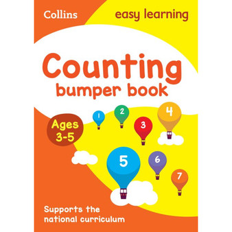 Collins Easy Learning Preschool - Counting Bumper Book Ages 3-5: Ideal for home learning - ISBN 9780008275457