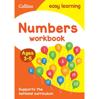 Collins Easy Learning Preschool - Numbers Workbook Ages 3-5: Prepare for Preschool with easy home learning - ISBN 9780008151553