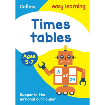 Collins Easy Learning KS1 - Times Tables Ages 5-7: Prepare for school with easy home learning - ISBN 9780008134389