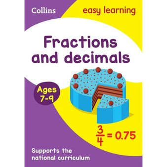 Collins Easy Learning KS2 - Fractions and Decimals Ages 7-9: Ideal for home learning - ISBN 9780008134457