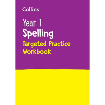 Collins KS1 Practice - Year 1 Spelling Targeted Practice Workbook: Ideal for use at home - ISBN 9780008627089