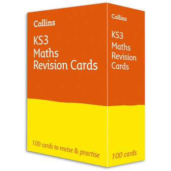 Collins KS3 Revision - KS3 Maths Revision Question Cards: Ideal for Years 7, 8 and 9 - ISBN 9780008399238