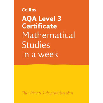 A -level Revision Success - AQA Level 3 Certificate Mathematical Studies: In a Week: Ideal for the 2026 and 2027 exams - ISBN 9780008179724