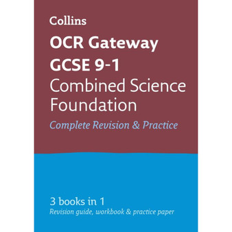 Collins GCSE Grade 9-1 Revision - OCR Gateway GCSE 9-1 Combined Science Foundation All-in-One Complete Revision and Practice: Ideal for the 2026 and 2027 exams includes online edition - ISBN 9780008160821