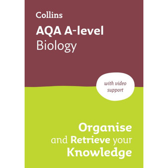 Collins A level Revision - AQA A-level Biology Organise and Retrieve Your Knowledge: Ideal for the 2026 and 2027 exams - ISBN 9780008760366
