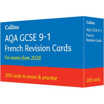 Collins GCSE Grade 9-1 Revision - AQA GCSE 9-1 French Vocabulary Revision Cards: Ideal for the 2026 and 2027 exams (Second edition) - ISBN 9780008783433
