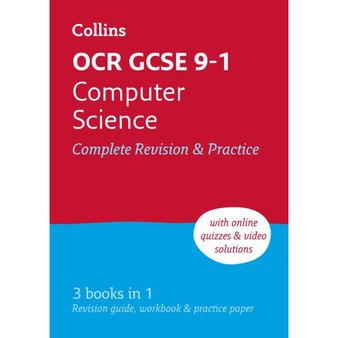 Collins GCSE Grade 9-1 Revision - OCR GCSE 9-1 Computer Science Complete Revision & Practice: Ideal for the 2026 and 2027 exams includes online edition, quizzes and video solutions (Third edition) - ISBN 9780008535230