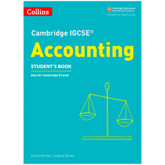 Collins Cambridge IGCSE Accounting Student’s Book - ISBN 9780008254117