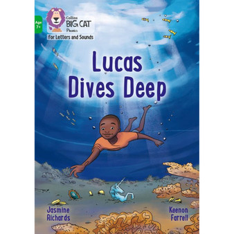 Collins Big Cat Phonics for Letters and Sounds – Age 7+ - Lucas Dives Deep: Band 05/Green - ISBN 9780008446437