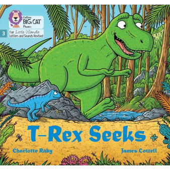 Big Cat Phonics for Little Wandle Letters and Sounds Revised - T-Rex Seeks: Phase 3 Set 1 Blending practice - ISBN 9780008668303