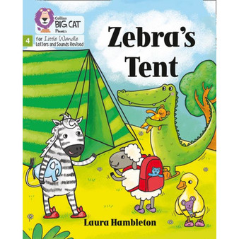 Big Cat Phonics for Little Wandle Letters and Sounds Revised - Zebra's Tent: Phase 4 Set 2 - ISBN 9780008504175