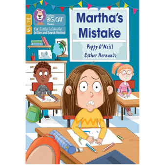 Big Cat Phonics for Little Wandle Letters and Sounds Revised – Age 7+ - Martha's Mistake: Phase 5 Set 4 - ISBN 9780008552060