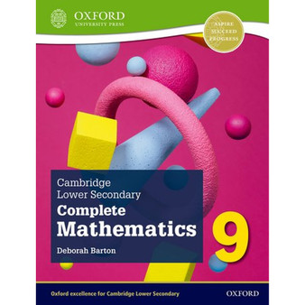 Cambridge Lower Secondary Complete Mathematics 9: Student Book (Second Edition) - ISBN 9781382018883