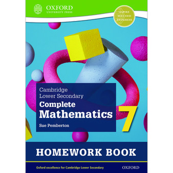 Oxford Cambridge Lower Secondary Complete Mathematics 7 Homework Book - Pack of 15 (2nd edition) - ISBN 9781382018722