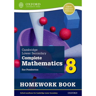 Oxford Cambridge Lower Secondary Complete Mathematics 8 Homework Book - Pack of 15 (2nd edition) - ISBN 9781382018852