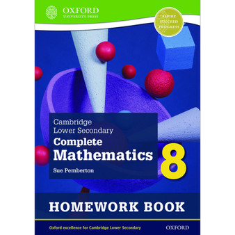 Oxford Cambridge Lower Secondary Complete Mathematics 8 Homework Book - Pack of 15 (2nd edition) - ISBN 9781382018852