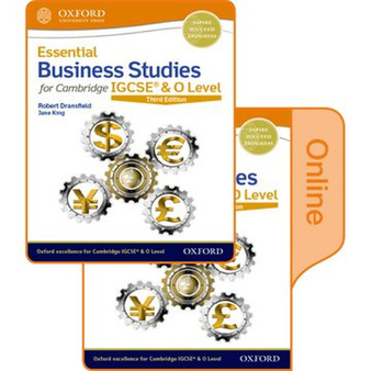 Essential Business Studies for Cambridge IGCSE & O Level: Print & Online Student Book Pack (Third Edition) - ISBN 9780198428329