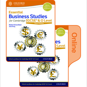 Oxford Essential Business Studies for Cambridge IGCSE and O Level Print and Online Student Book Pack (3rd edition) - ISBN 9780198428329