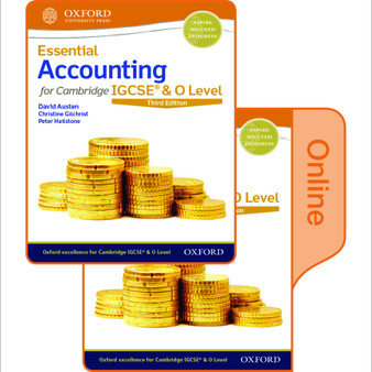 Oxford Essential Accounting for Cambridge IGCSE and O Level Print and Online Student Book Pack (3rd edition) - ISBN 9780198428275
