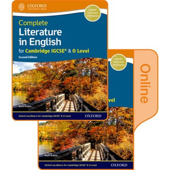 Oxford Complete Literature in English for Cambridge IGCSE and O Level Print and Online Student Book Pack (2nd edition) - ISBN 9780198428220