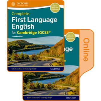 Complete First Language English for Cambridge IGCSE: Print & Online Student Book Pack (Second Edition) - ISBN 9780198428138