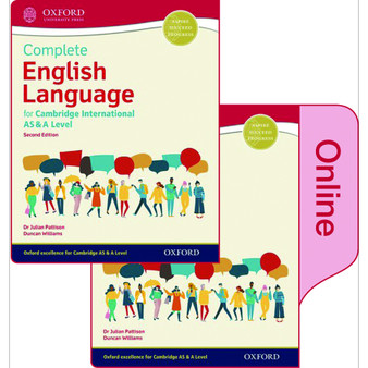 Oxford Complete English Language for Cambridge International AS and A Level Print and Online Student Book Pack (2nd edition) - ISBN 9780198445791