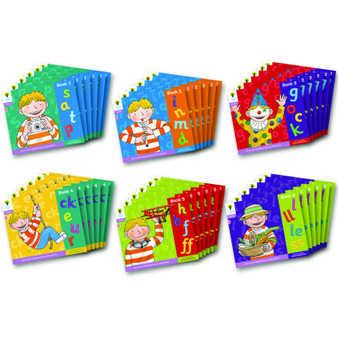 Oxford Floppy's Phonics Sounds and Letters Level 1+ Class Pack of 36 - ISBN 9780198485568