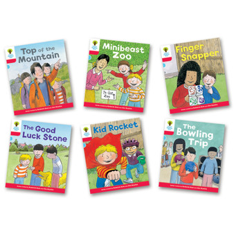 Oxford Biff, Chip and Kipper - Decode and Develop Stories Level 4 (Pack A) Mixed Pack of 6 - ISBN 9780198390459