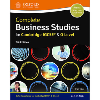 Oxford Complete Business Studies for Cambridge IGCSE and O Level Student Book (3rd edition) - ISBN 9780198425267