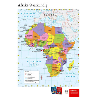 Oxford Muurkaart: Afrika Polities - ISBN 9780190407940