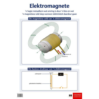 Poster Tegnologie: Elektromagnete - ISBN 9780190421274