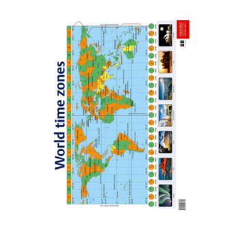 Poster Pack: Tourism: Poster 9 World Time zones - ISBN 9780190428723