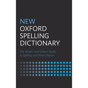 New Spelling Dictionary (2nd edition) - ISBN 9780199569991