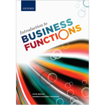 DIGITAL - Introduction to Business Functions - ISBN 9780190737382