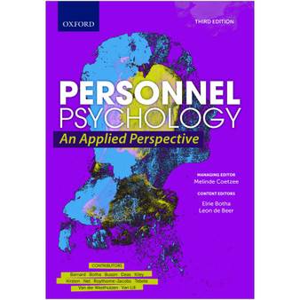 DIGITAL - Personnel Psychology: An Applied Perspective (3rd edition) - ISBN 9780190735562