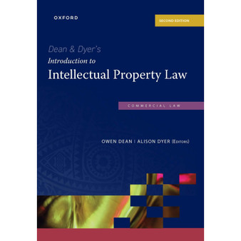 DIGITAL - Dean & Dyer's Introduction to Intellectual Property Law 2e ePub Commercial - ISBN 9780190749132