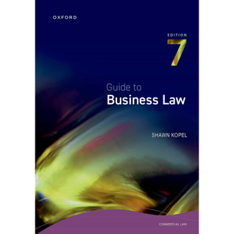 Guide to Business Law 7e Commercial - ISBN 9780190748463