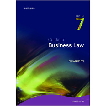 Guide to Business Law (7th edition) - ISBN 9780190748463