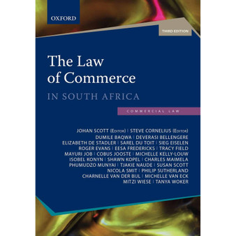 The Law of Commerce in South Africa 3e Commercial - ISBN 9780190753481